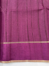 Tussar mix Semi silk saree with small zari weaving MSS8925