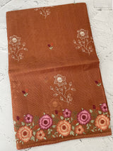 Silky kota embroidery saree MSK4333