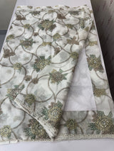 Handworked chiffon Organza saree MCS4534