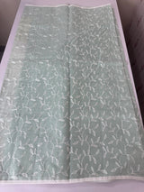 Kota embriodery saree MS1455 Pastel BluishGreen