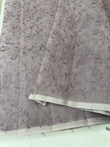 Supernet embriodery saree MS7854- Mauve