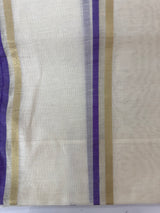 Onam special Semi chanderi silk saree with blouse- MSF567 (6)