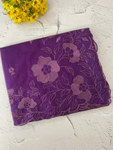 Semi Organza saree with thread work - MSH7654