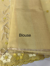 Soft Tissue kota embroidery saree MSK4660