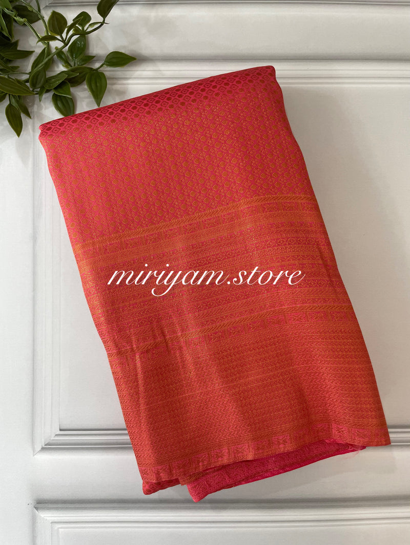 Miriyam Mangalya Pattu Saree MMP659 PeachPink