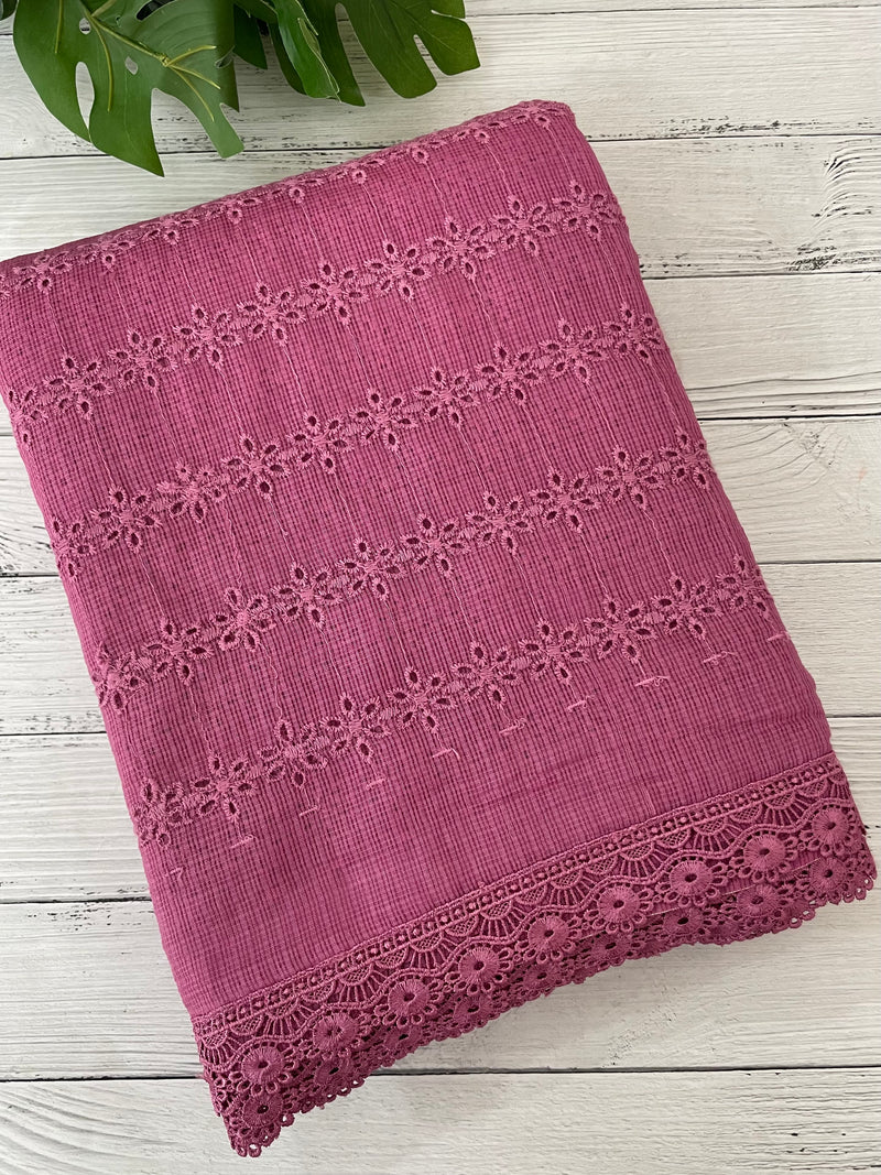 NetKota Hakoba saree with lace border MS6713