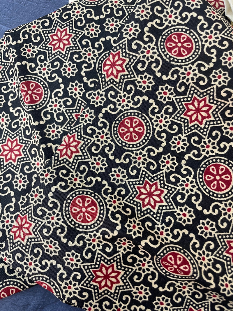 Single SETMUND with blouse - Ajrakh prints
