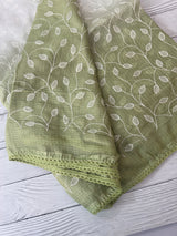 Ombre Soft kota checks saree with embroidery SVTS20