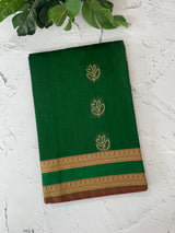 Kanchi Silk cotton saree with zari weaving - MSK897