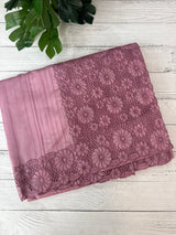 Cutwork Semi tussar saree MTSS845