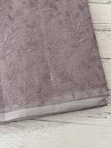 Supernet embriodery saree MS7854