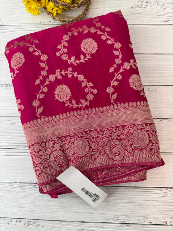 Semi Banarasi Georgette saree MKGS721