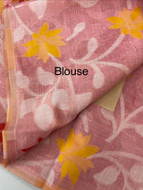 Jamdani silk Cotton Saree with thread work  MSJ787