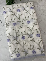 Soft Netkota saree with cross stitch embroidery MSH210(5)