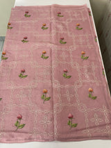 Silky kota embroidery saree MSK4333