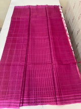 Soft organza saree with thread checks and sequence work MOS867(8)
