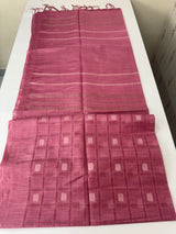 Semi tussar saree MS872- Pink