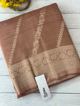 Banarasi crush georgette saree- MS1341 NudePeach
