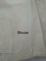 Fancy Net saree with thread work MSH271 - Ivory 2