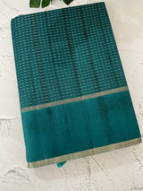 Tussar mix Semi silk saree with small zari weaving MSS8925