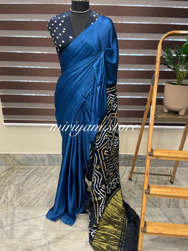 Pure Bandhani Modal Silk Saree MAMS506