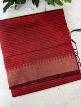 Semi silk sarees with temple border  MTS890