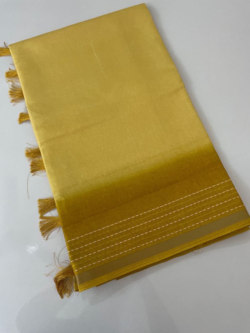 Soft Semi silk saree with thread work MSR698