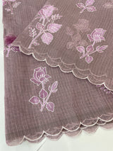 Silky kota embroidery saree 
MSK890 Mauve