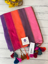 Rainbow Soft mulcotton saree MS4436