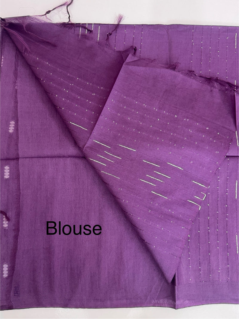 Semi tussar saree MS871