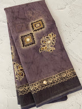 Tissue linen saree MLS345