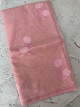 Kota Moonga checks Applique work saree  MSH278(2)