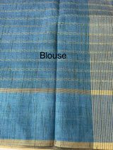Multi color Semi soft silk saree with borders MSS590