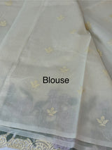 Kota silk cross stitch embroidery saree MS76432