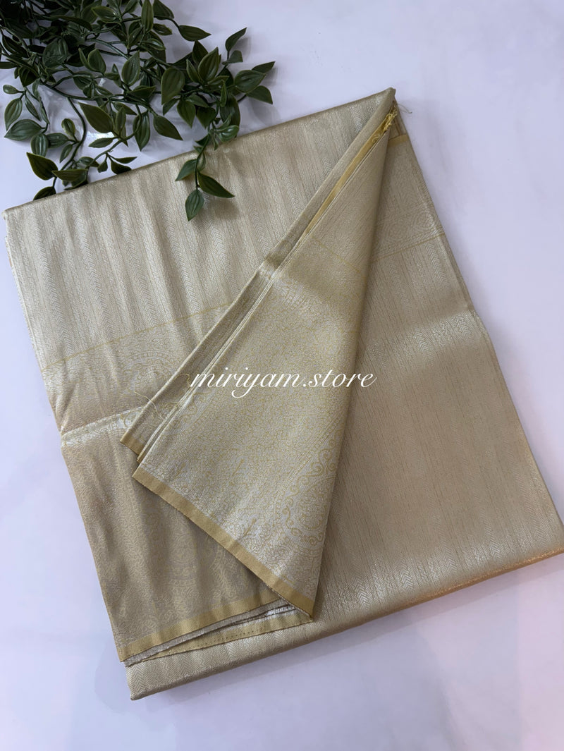 Pastel soft silk Saree - MKP947 PastelGold