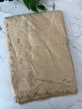 Blended tussar saree with cutwork - MSHK678 Cream (2)