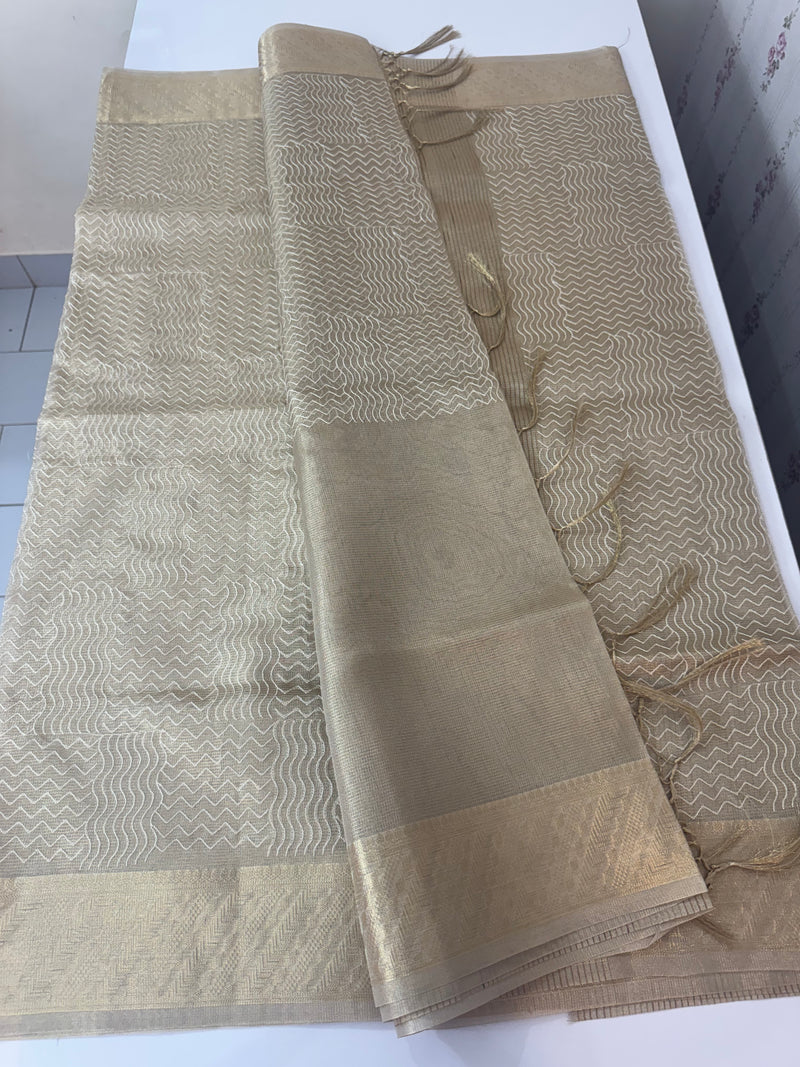 Tissue silk saree MTTS65