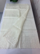 Tissue Organza saree MS14051 - Offwhite