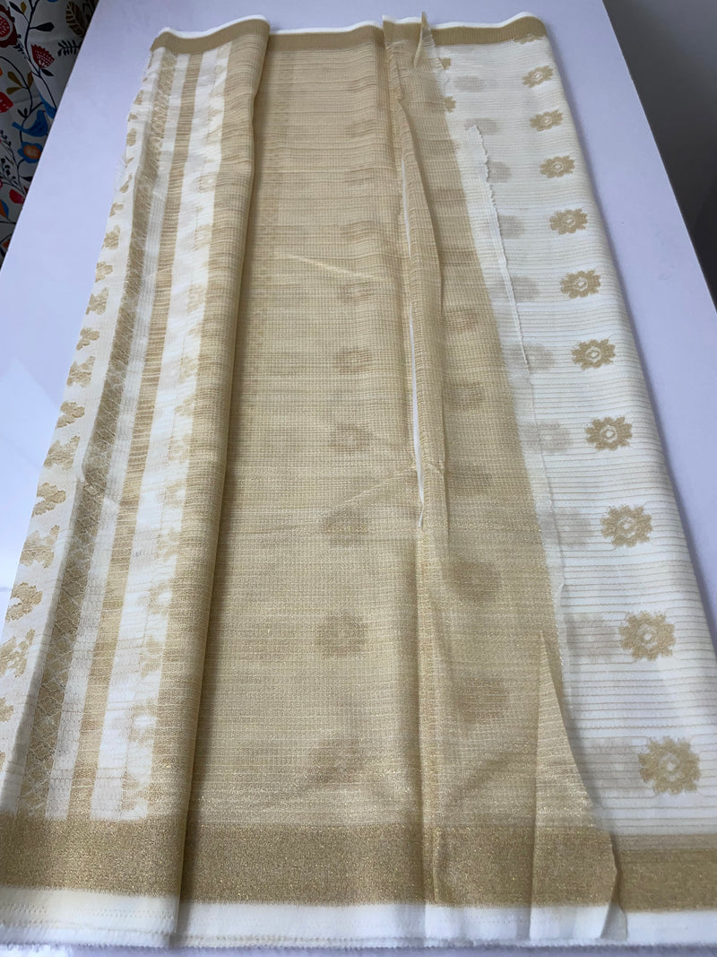 Banarasi soft chinnon silk saree MBST212