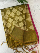 Dual tone Tissue silk saree MTS644 (5)