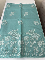 Soft kota silk saree with applique work MS15017