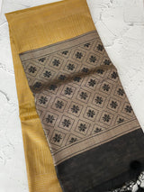 Brocade soft silk saree with blouse MSB789
