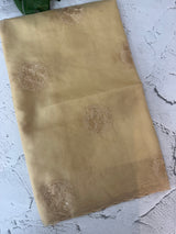 Organza saree with embroidery - MSH375 Beige