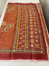 Tissue linen saree MLS345