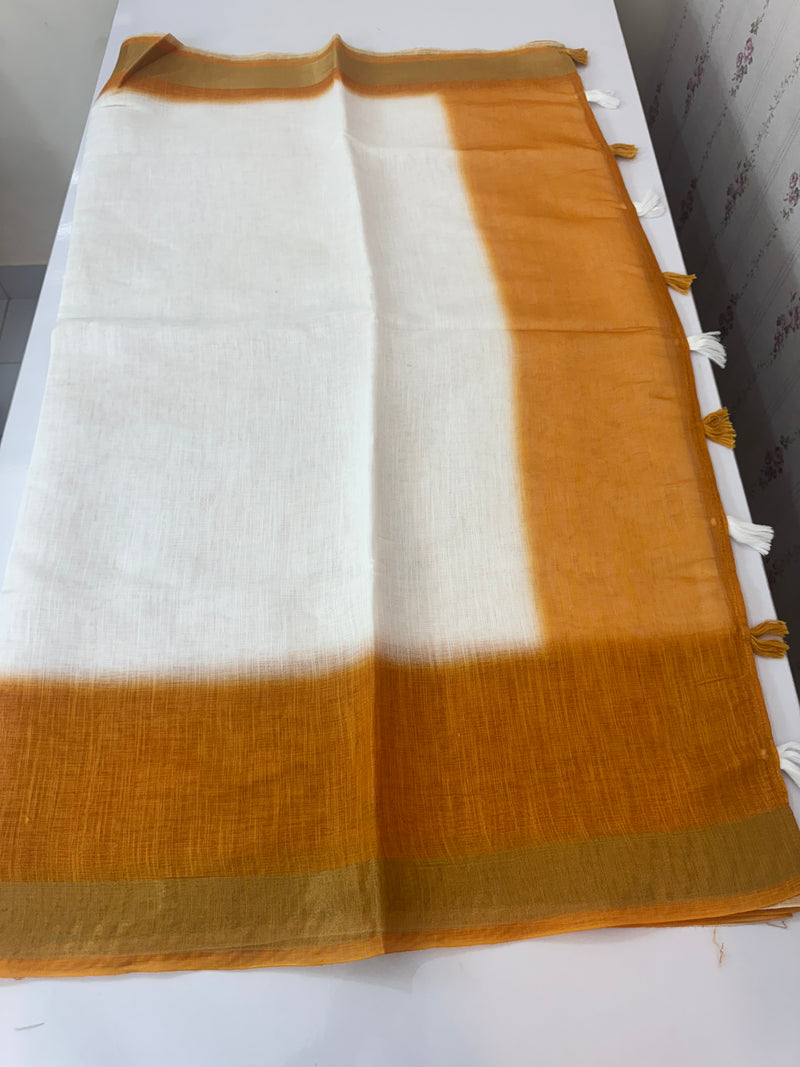Ombre semi Linen Saree SRTS30