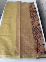 Jamdani silk Cotton Saree with thread work  MSJ795