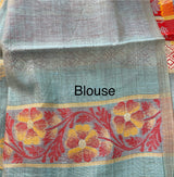 Jamdani silk Cotton Saree with thread work  MSJ790