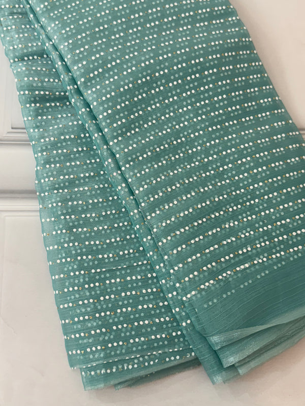 Semi tissue Organza saree MS5788