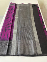 Tie & Dye semi silk sarees  MSS9876