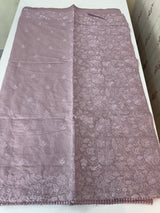 Malai chanderi saree with embroidery work MSM890